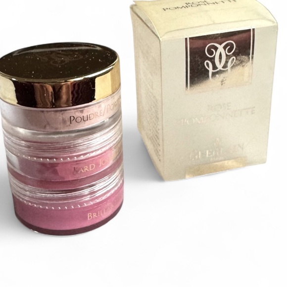 Guerlain Rose Pomponnette Trio – Face Powder, Blush & Lip Gloss – Rare - Picture 1 of 9